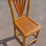 small bamboo chair