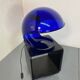 Lampe de table Blue Foglia 634 Martinelli de l'ère spatiale italienne moderne, par Elio Martinelli pour Martinelli Luce, 1969