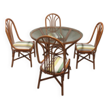 Rattan garden furniture