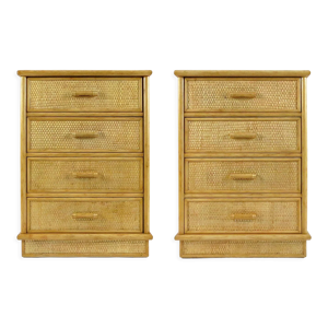 Lot de 2 tables de chevet