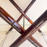 Faux tortoise shell serving tray