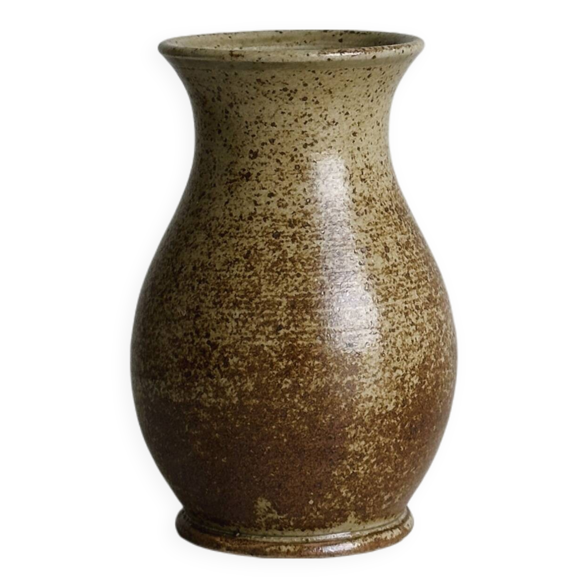 Small pyrite stoneware vase