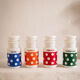 Lot de 4 pots à épices vintage