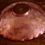 Old copper empty pocket