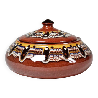 Bulgarian pottery box "Trojan"