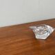 Crystal candlestick from the Tornado vintage series by Jan Johanssen for Orrefors, Sweden.