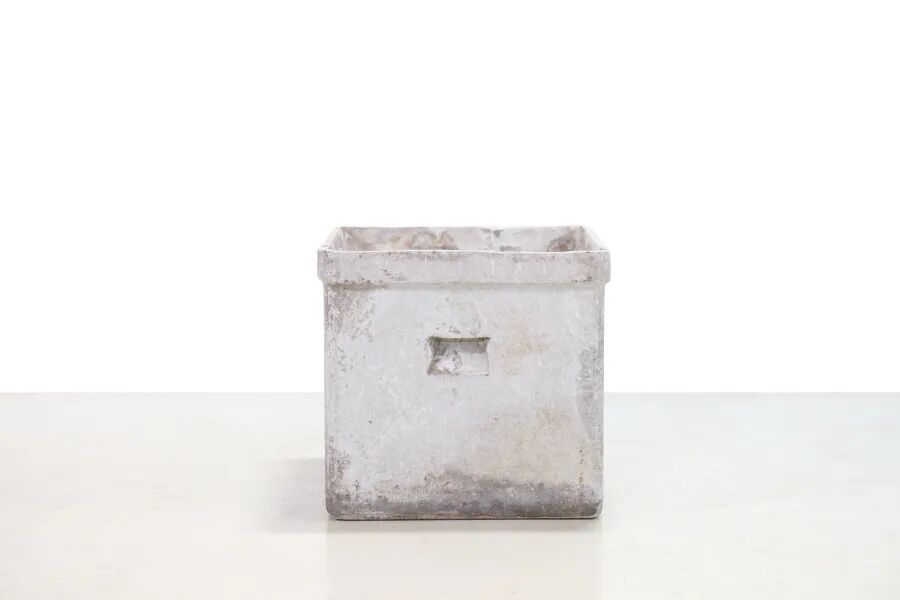 Square Willy Guhl planters for Eternit
