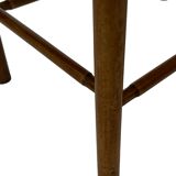 Vintage Stool Danish Papercord Rope small Stool Mid Century