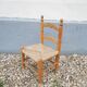 Old Straw Chair For Child
