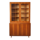 60's glass bookcase