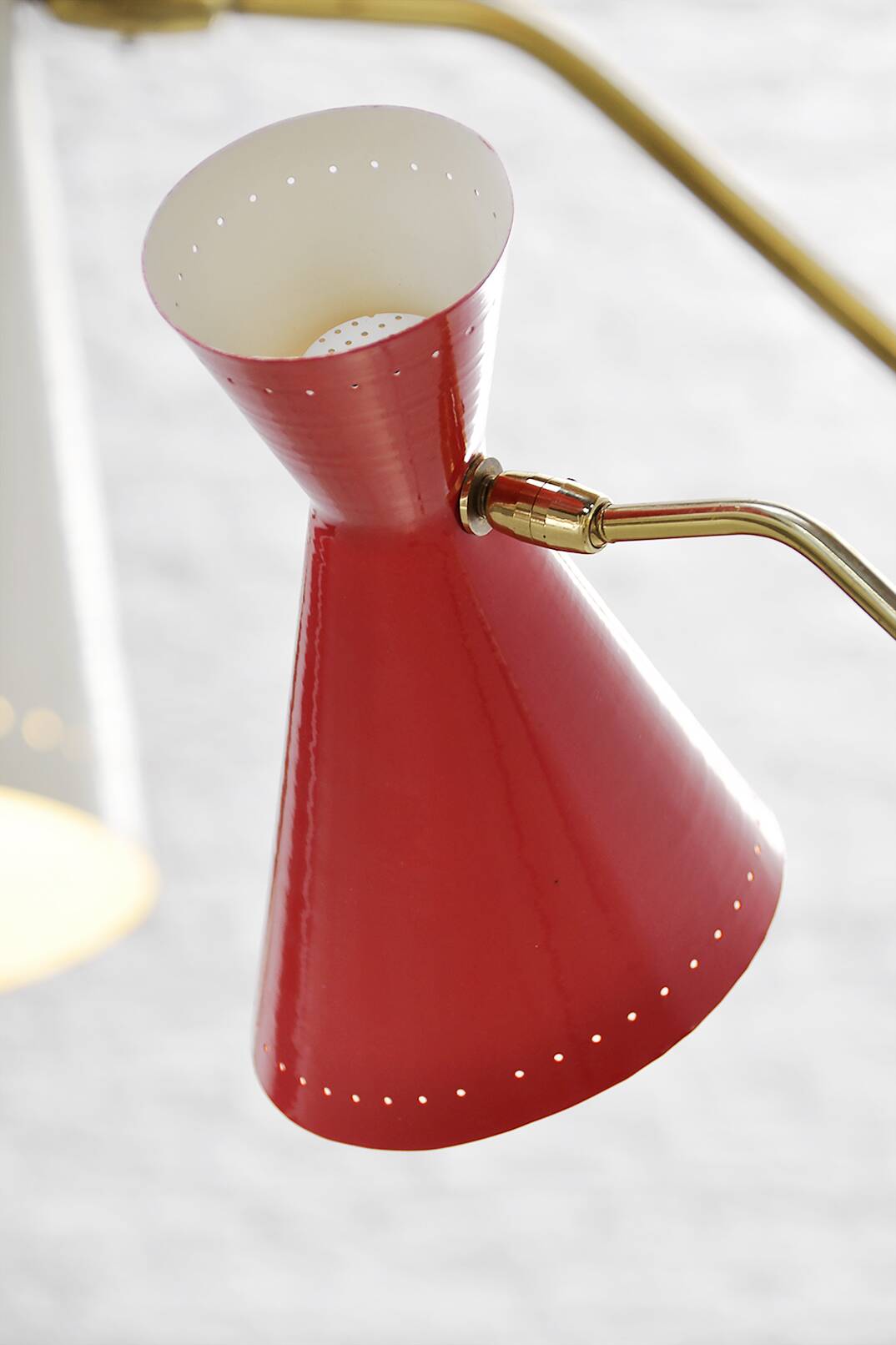 Original Italian 'Triennale' floor lamp attributed to Stilnovo