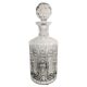Vintage crystal carafe from Czechoslovakia, 1960s.