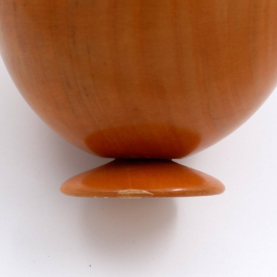 Massimo Iosa Ghini Twergi for Alessi Postmodern Wooden Bowl Memphis Style