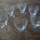Lot de 6 petits verres à pied