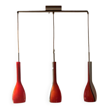 Luciano Vistosi Murano glass wall suspension from the 1980s.