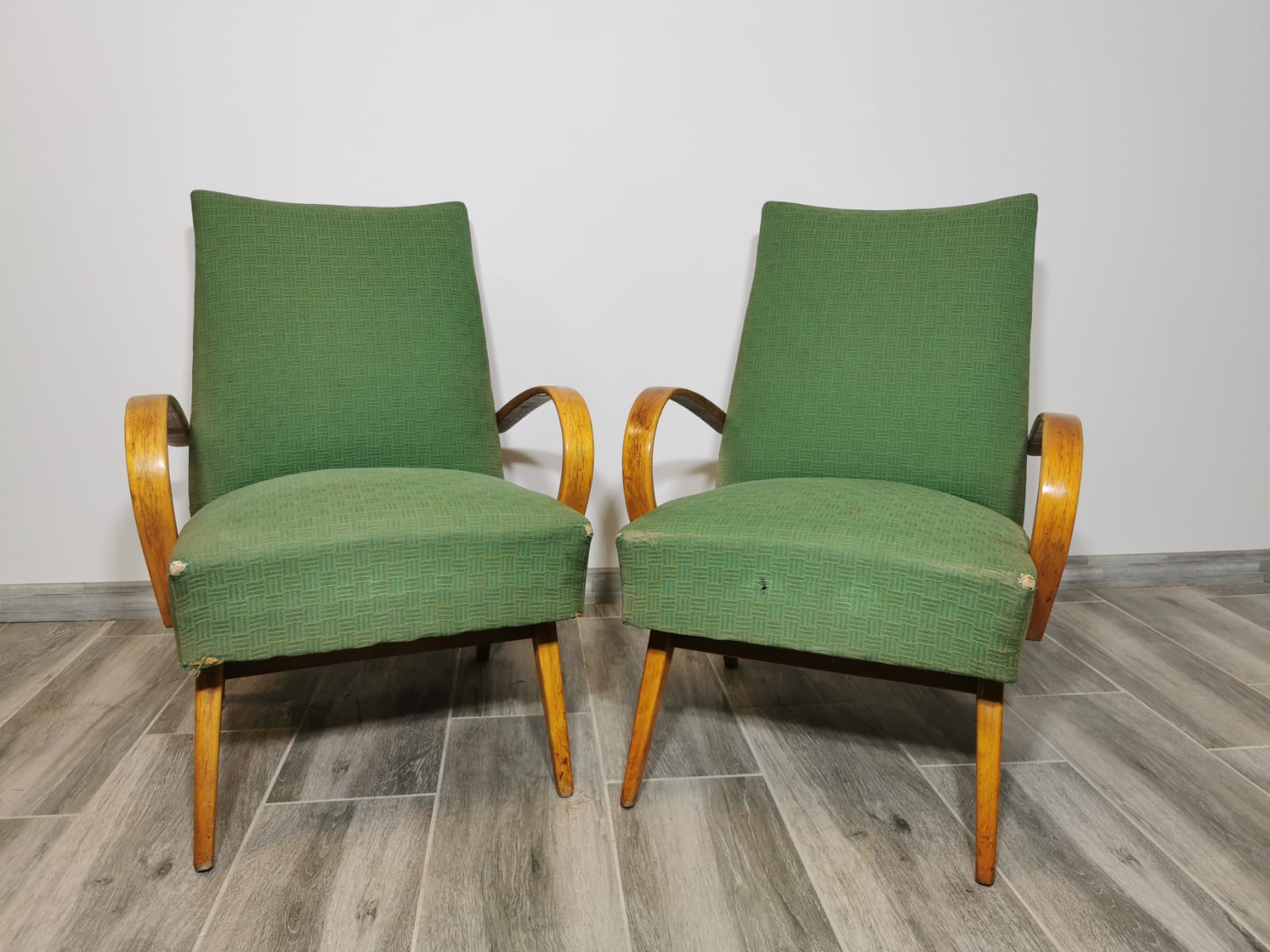 Armchairs by Jaroslav Smidek