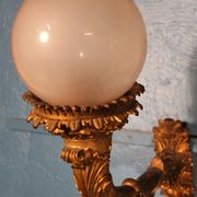 Pair of wall light  bronze "Torches / torches" early twentieth century