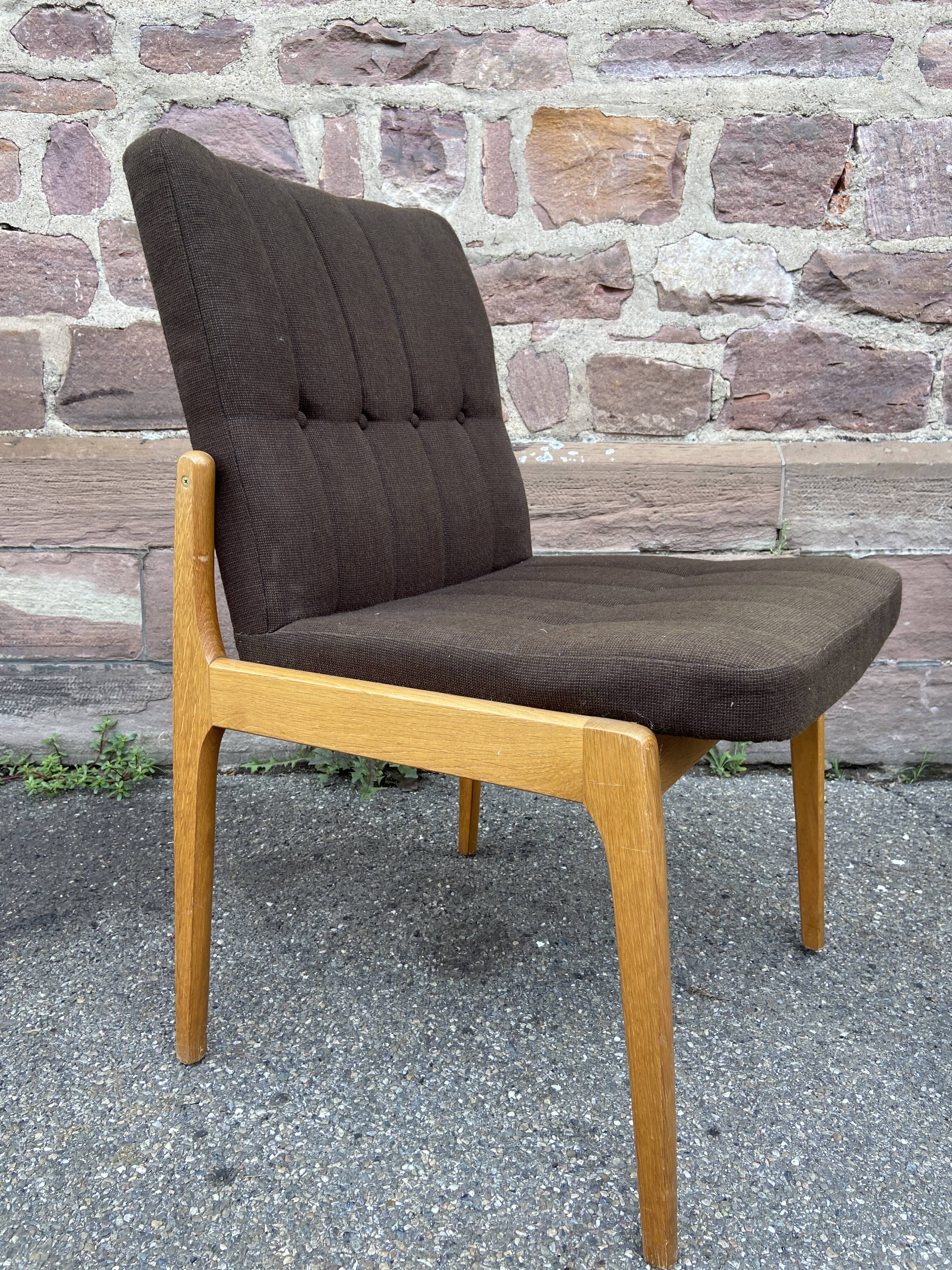 4 old Scandinavian Lounge chairs 60s Fröscher KG
