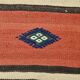 Tapis kilim en laine à motif ethnique Samon & Brown 6x9, 175x270 cm