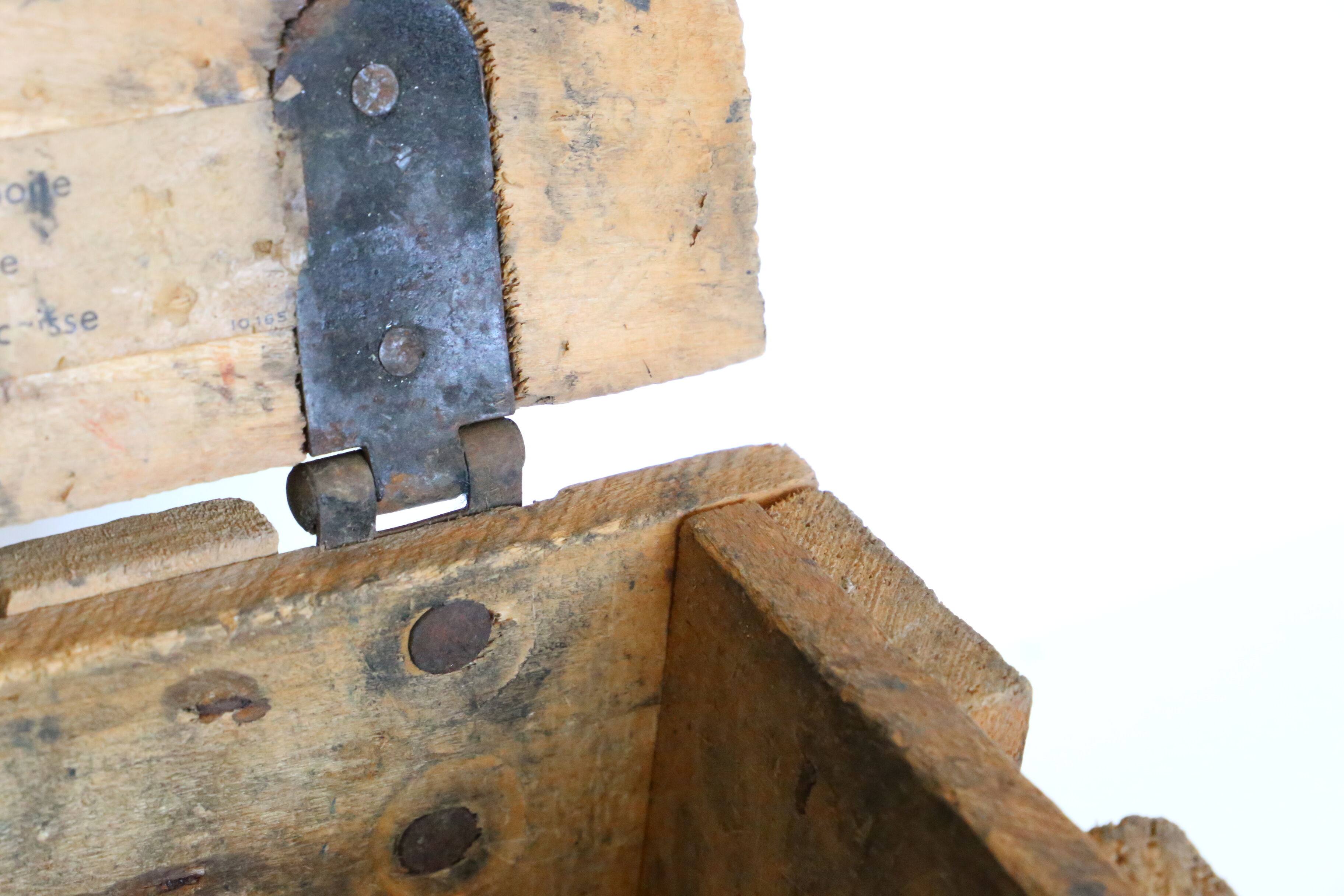 Former ammunition crate