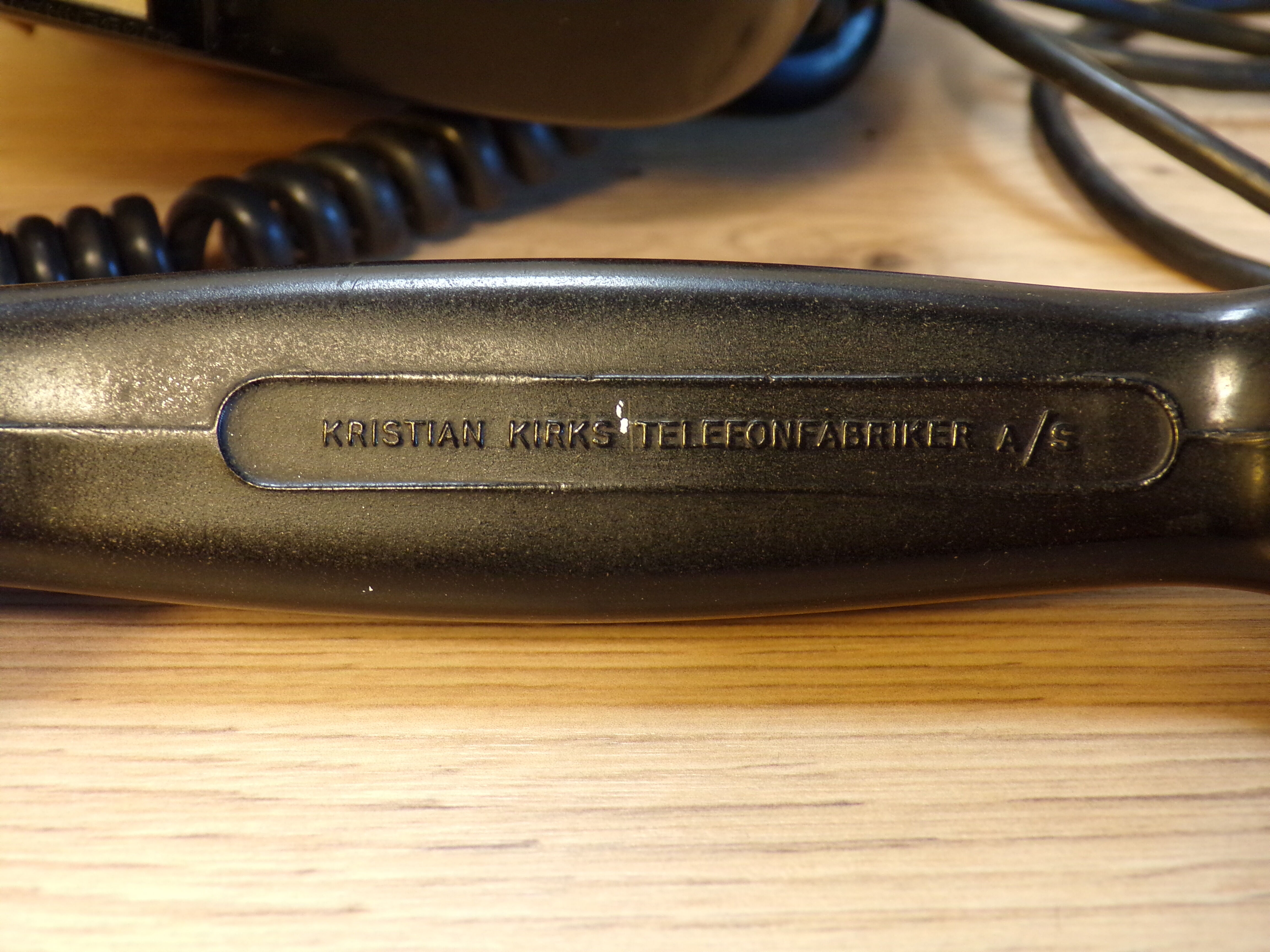 Vintage dial phone in bakelite Denmark