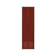 Mid-Century Afra & Tobia Scarpa Italian Wood Red Lacquer 1960s Tall Cabinet