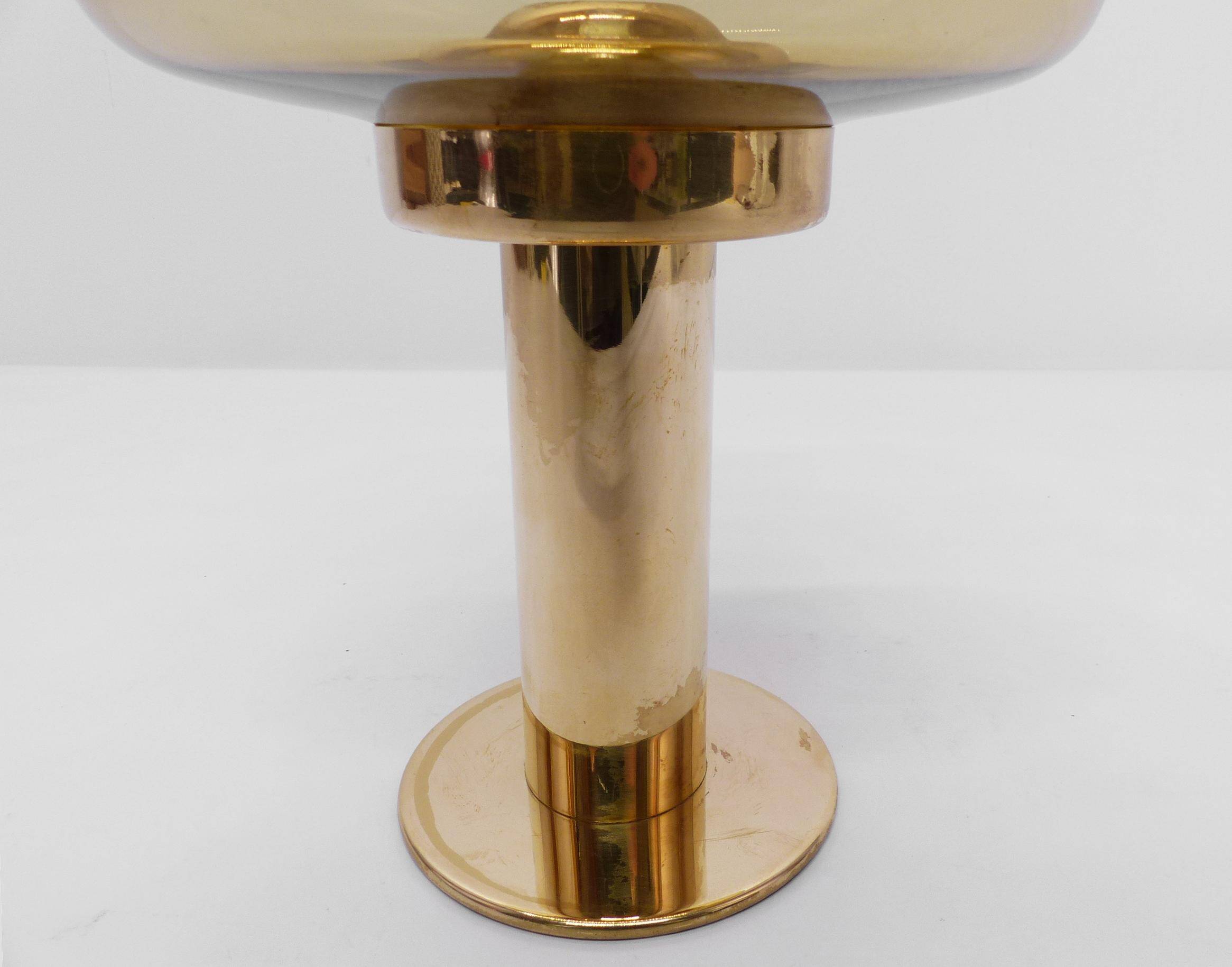 Hans-Agne Jakobsson Claudia Scandinavian Candle Holder Honey Yellow L10227 1960