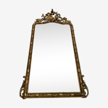 Miroir doré Louis XV