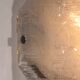 Rare large glass wall light by J.T. Kalmar, Austria, 1970s