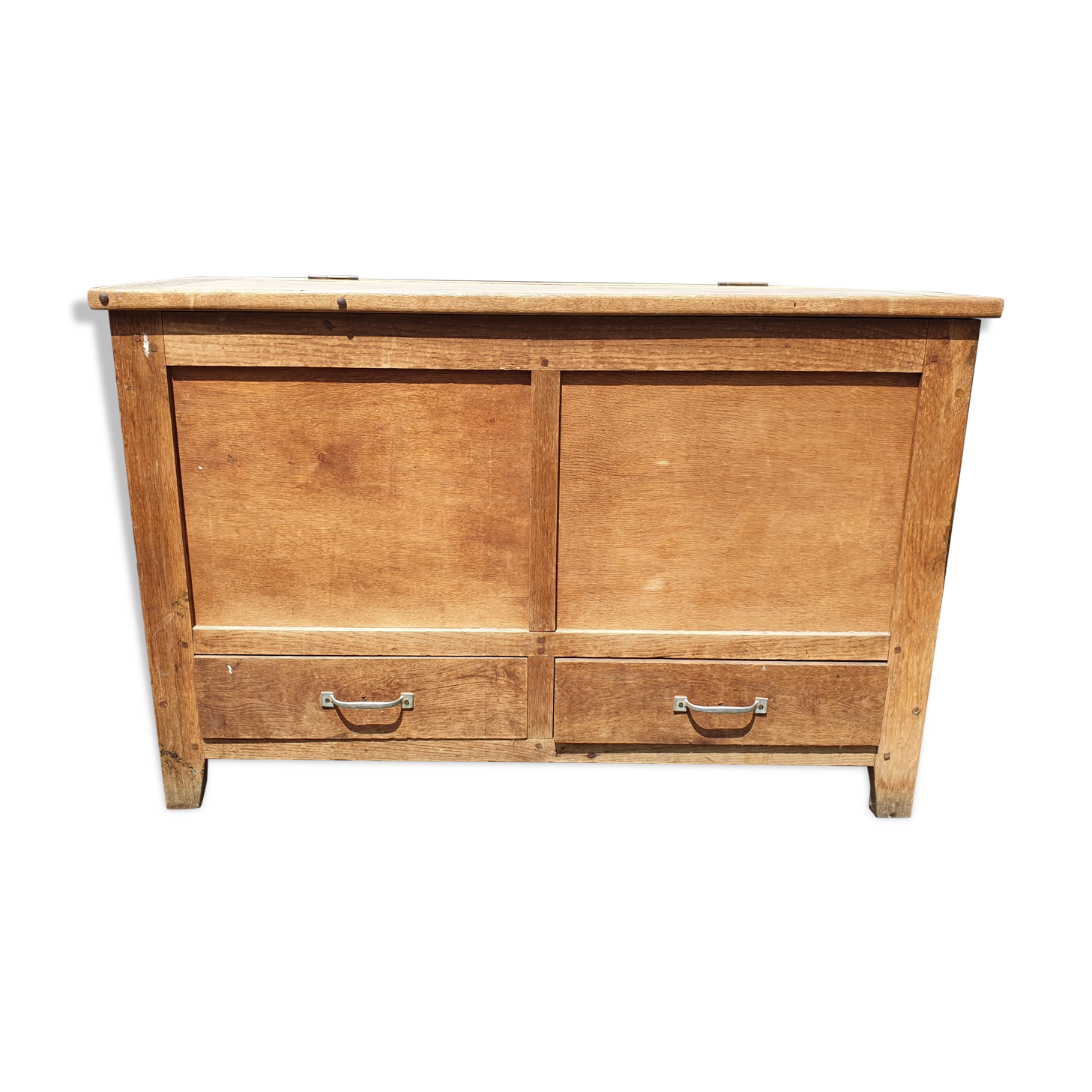 Coffre maie en chêne vintage