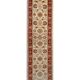 Traditional Runner Rug Handknotted Carpet Cream Area Red Afghan Rug Home De