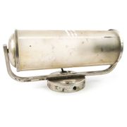 Art Deco wall lamp, chromed brass, Czechoslovakia, 1950s