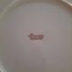 Large round Limoges porcelain plate – Floral decoration of Violets / Pansies