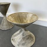 3 planters design Anton Bee assisted by Guhl edition Eternit 1958