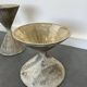 3 planters design Anton Bee assisted by Guhl edition Eternit 1958
