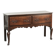 Antique 18th-century English oak dresser/sideboard with brass handles
