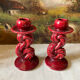 Ceramic candlesticks 1950