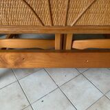Single rattan headboard