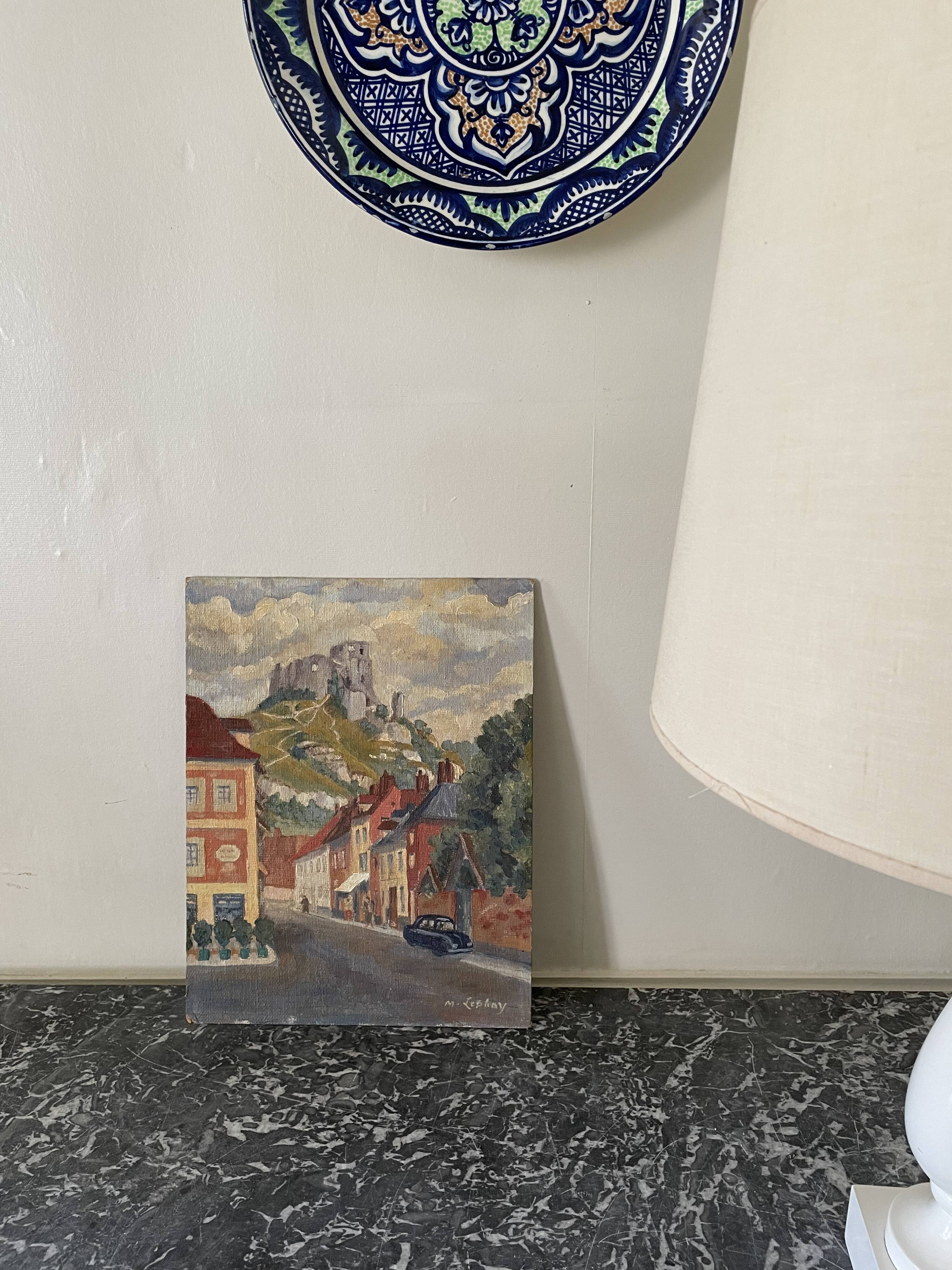 Oil on landscape cardboard 35 X 27