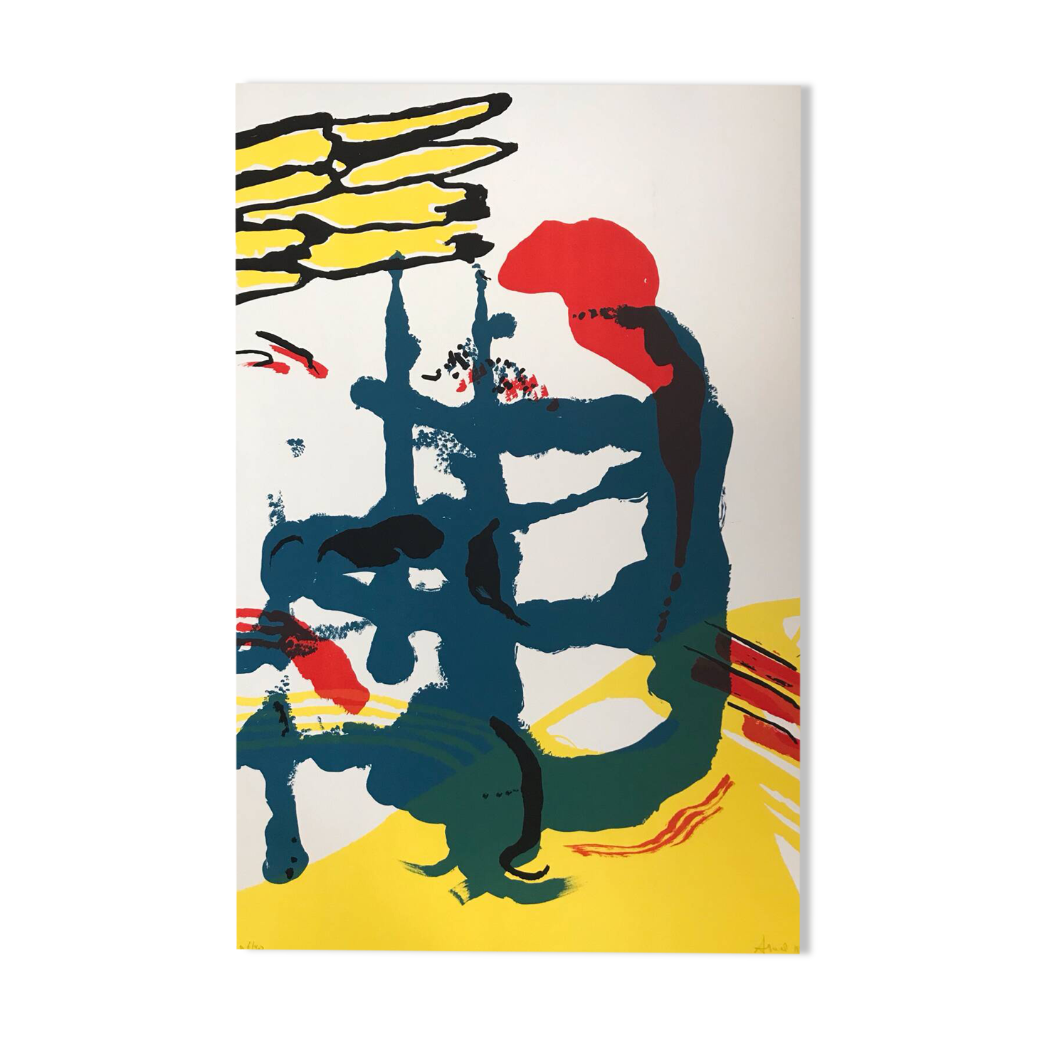 François ARNAL 1924-2012. Sun on the Cold, 1985. Lithograph.