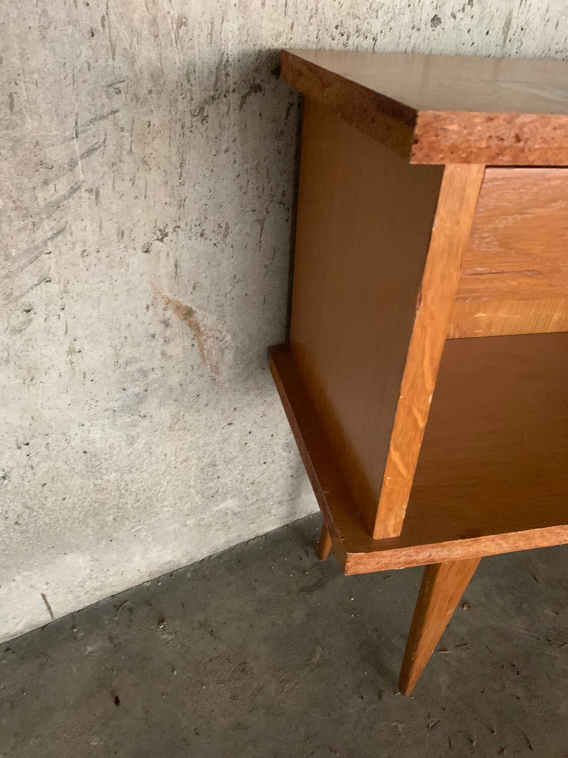 Vintage bedside table