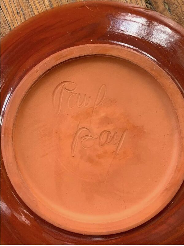 Assiette Sant Vicens - Paul Bay - Bateau - Céramique Émaillée