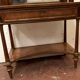 Louis XVI style credenza in mahogany and 19th century veneer