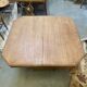 Art Deco extendable table in bleached walnut