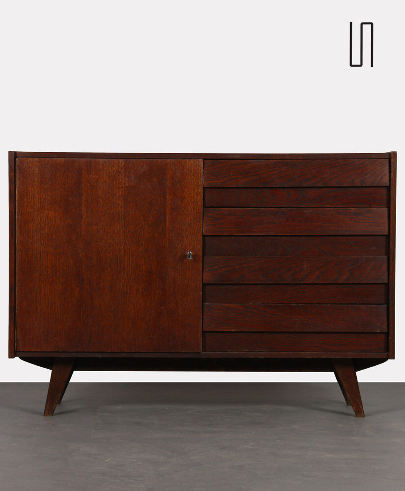 Commode vintage Jiri Jiroutek pour Interier Praha, modèle U-458, 1960