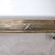Two Tone Antique Glass and Brass Pendant Light