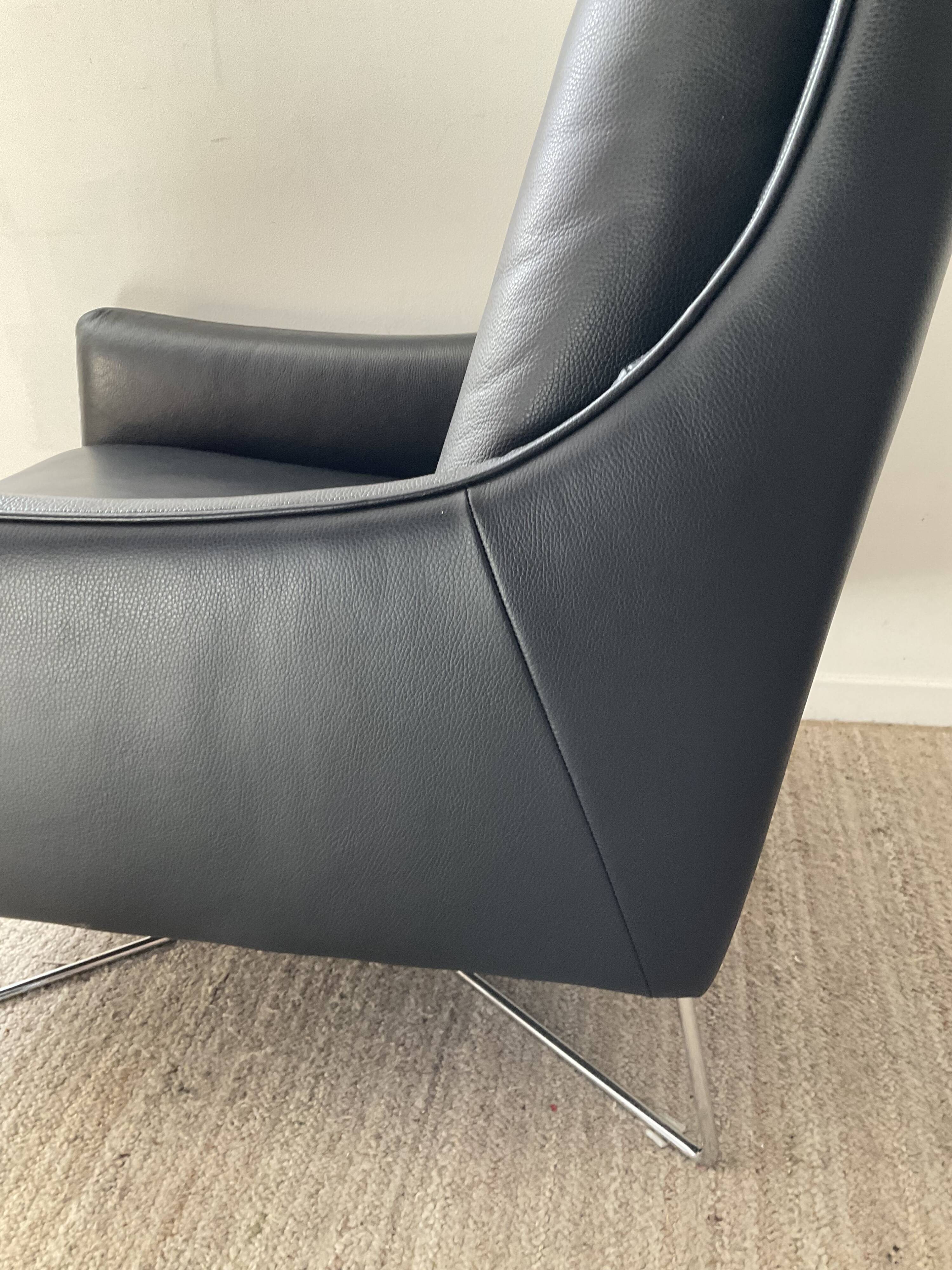 Leather armchair Natuzzi editions Italy