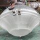 Art Deco holophane pendant chandelier