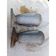 Paire de vases en aluminium 1900