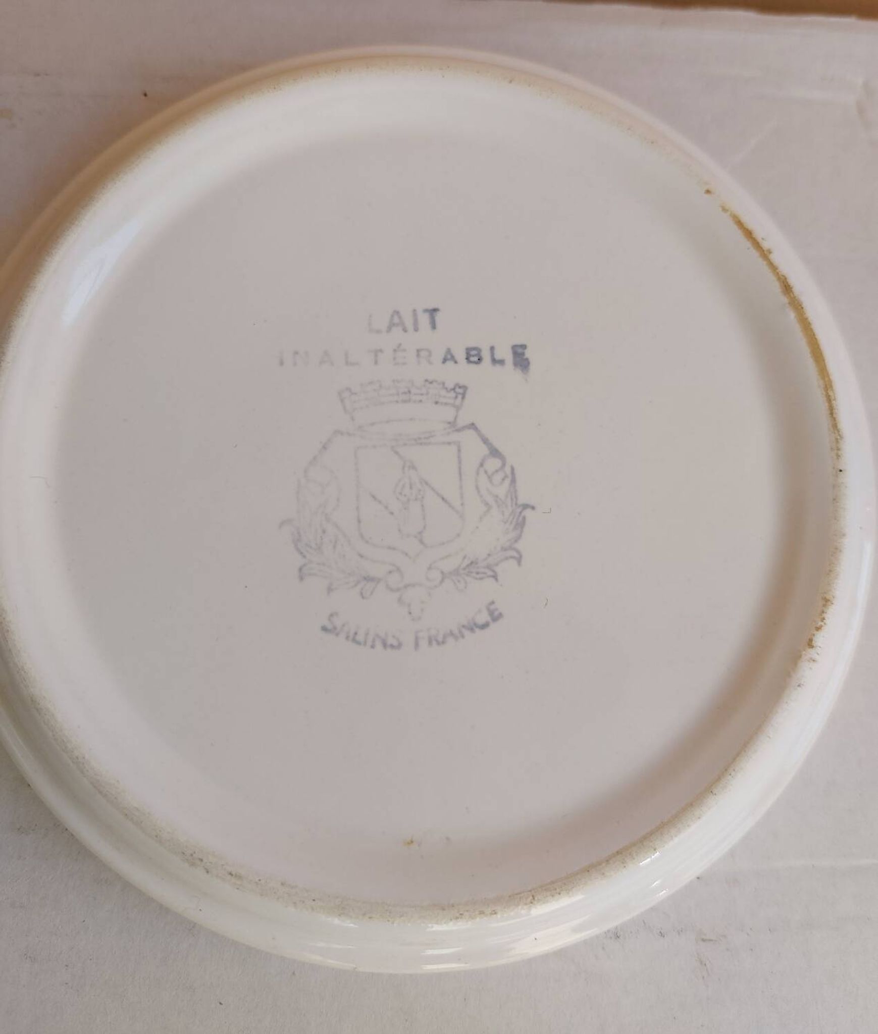 Lot de 2 sous verre en céramique Vintage